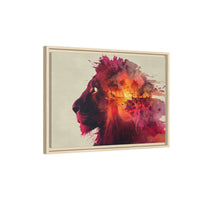 Majestic Lion Watercolor Art | Vibrant Animal Portrait