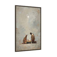 Nativity Scene Art Print - Warm Family Vibes