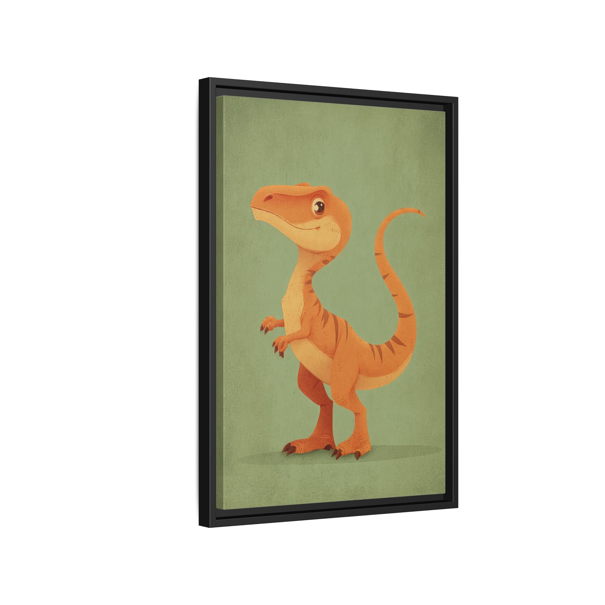 Whimsical Dinosaur Illustration Art for Kids' Rooms