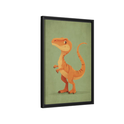 Whimsical Dinosaur Illustration Art for Kids' Rooms