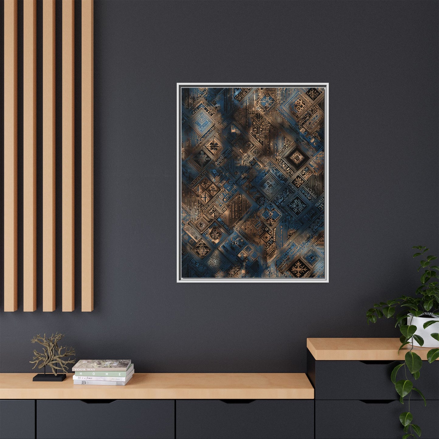 Intricate Geometric Wall Art - Abstract Pattern