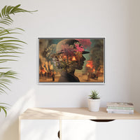 Surreal Botanical Portrait Art | Unique Digital Illustration