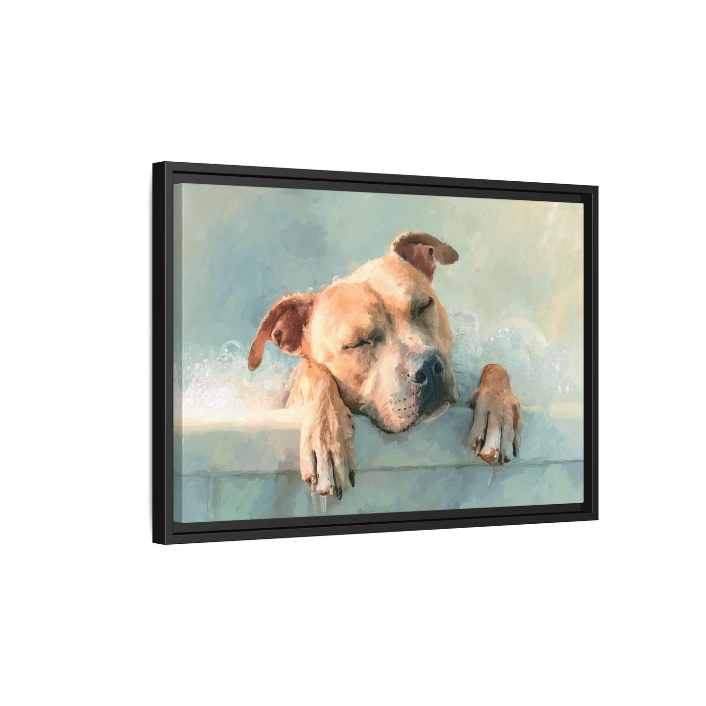 Calming Canine Portrait - Serene Dog Art Print