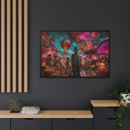 Whimsical Hot Air Balloon Fantasy Artwork | Surreal Landscape