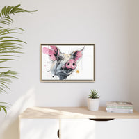 Whimsical Pig Art Print - Playful Farmhouse Decor