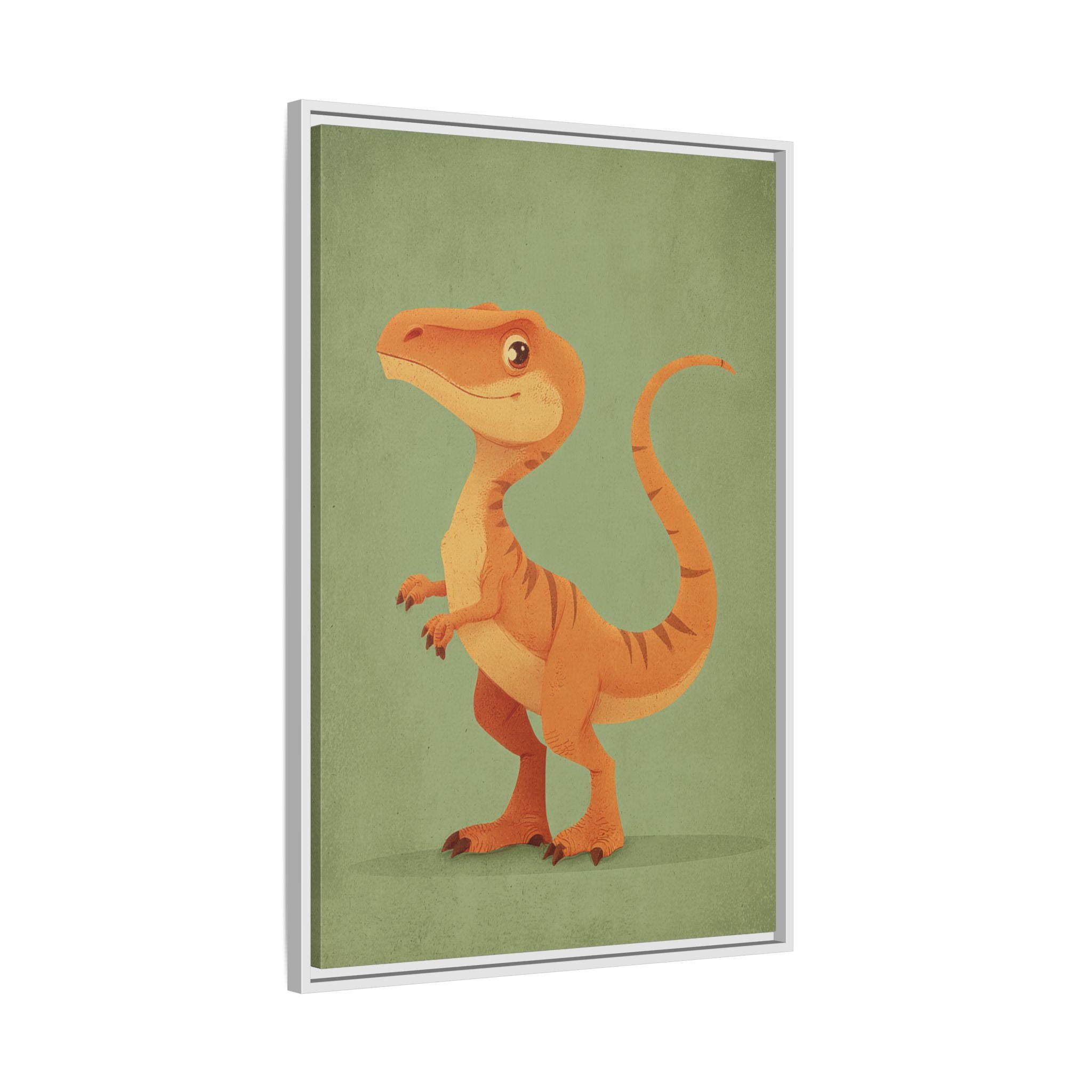 Whimsical Dinosaur Illustration Art for Kids' Rooms