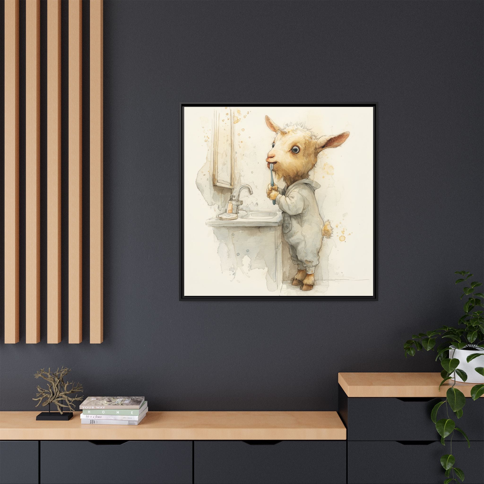 Whimsical Goat Art | Perfect for Children's Rooms