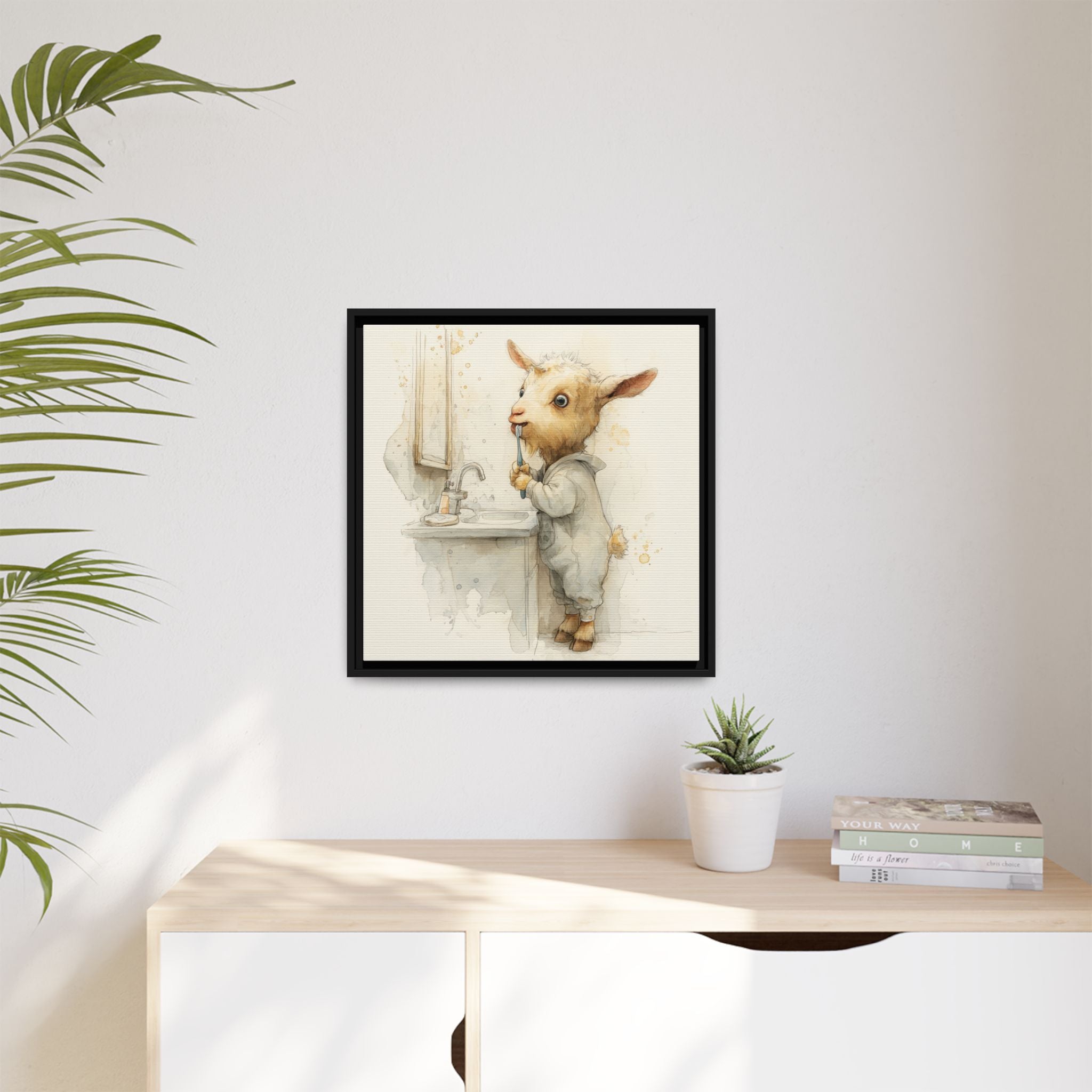 Whimsical Goat Art | Perfect for Children's Rooms