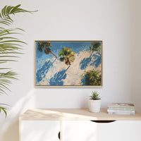 Tropical Palm Trees Artwork | Vibrant Coastal Landscape