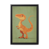 Whimsical Dinosaur Illustration Art for Kids' Rooms