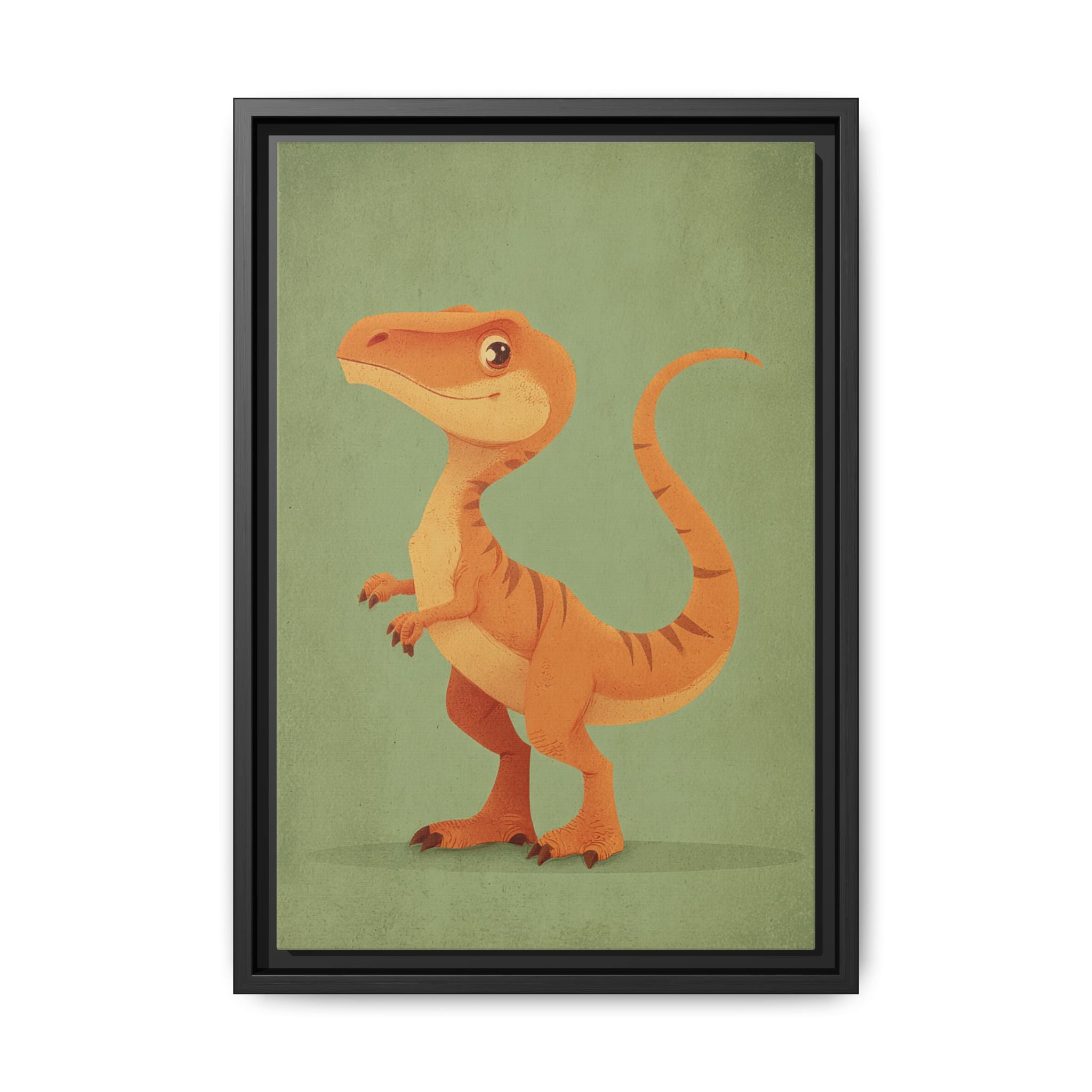 Whimsical Dinosaur Illustration Art for Kids' Rooms