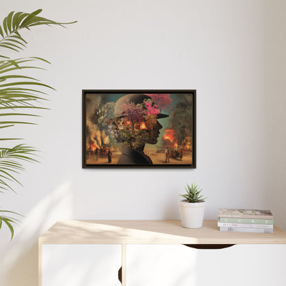 Surreal Botanical Portrait Art | Unique Digital Illustration