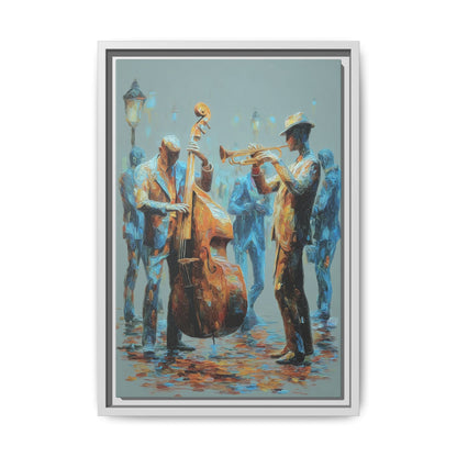 Colorful Jazz Musicians Art for Music Enthusiasts