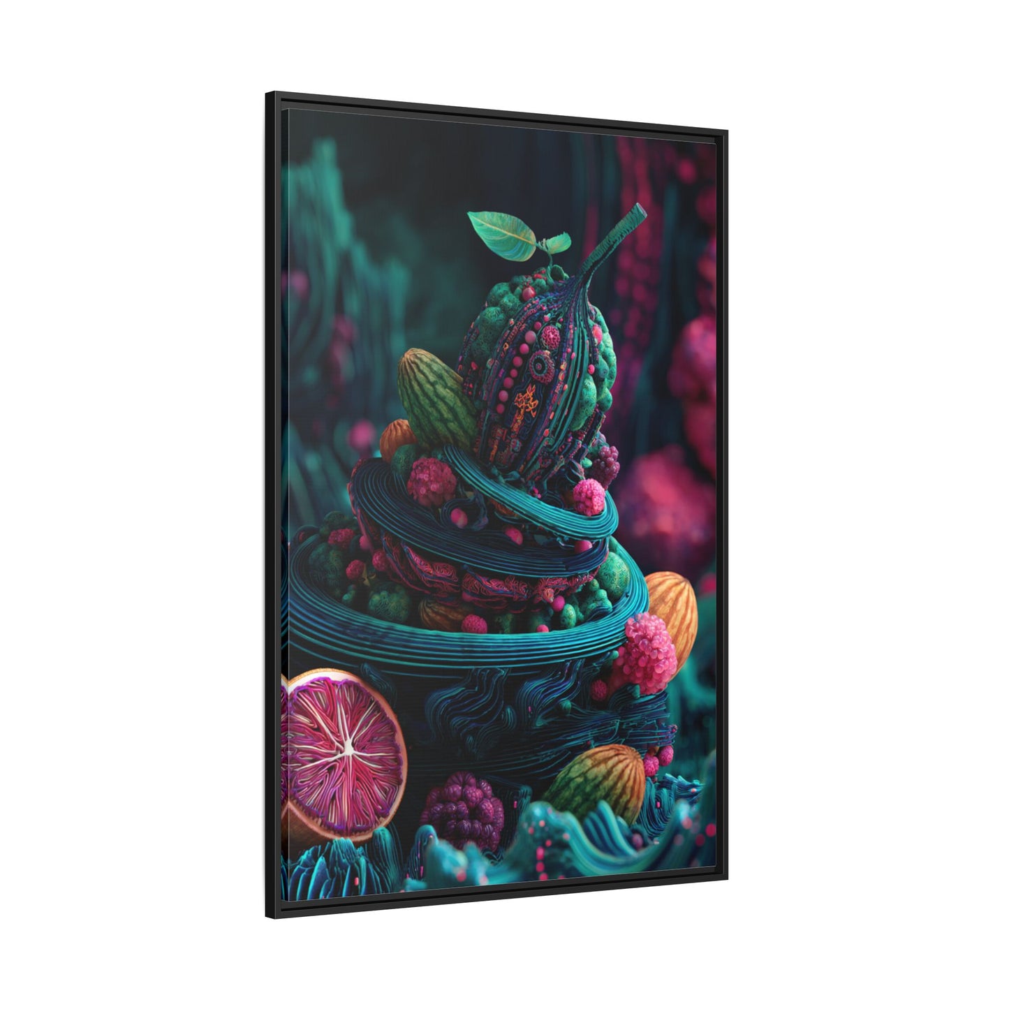 Surreal Fruit Fantasy Art - Vibrant Digital Design