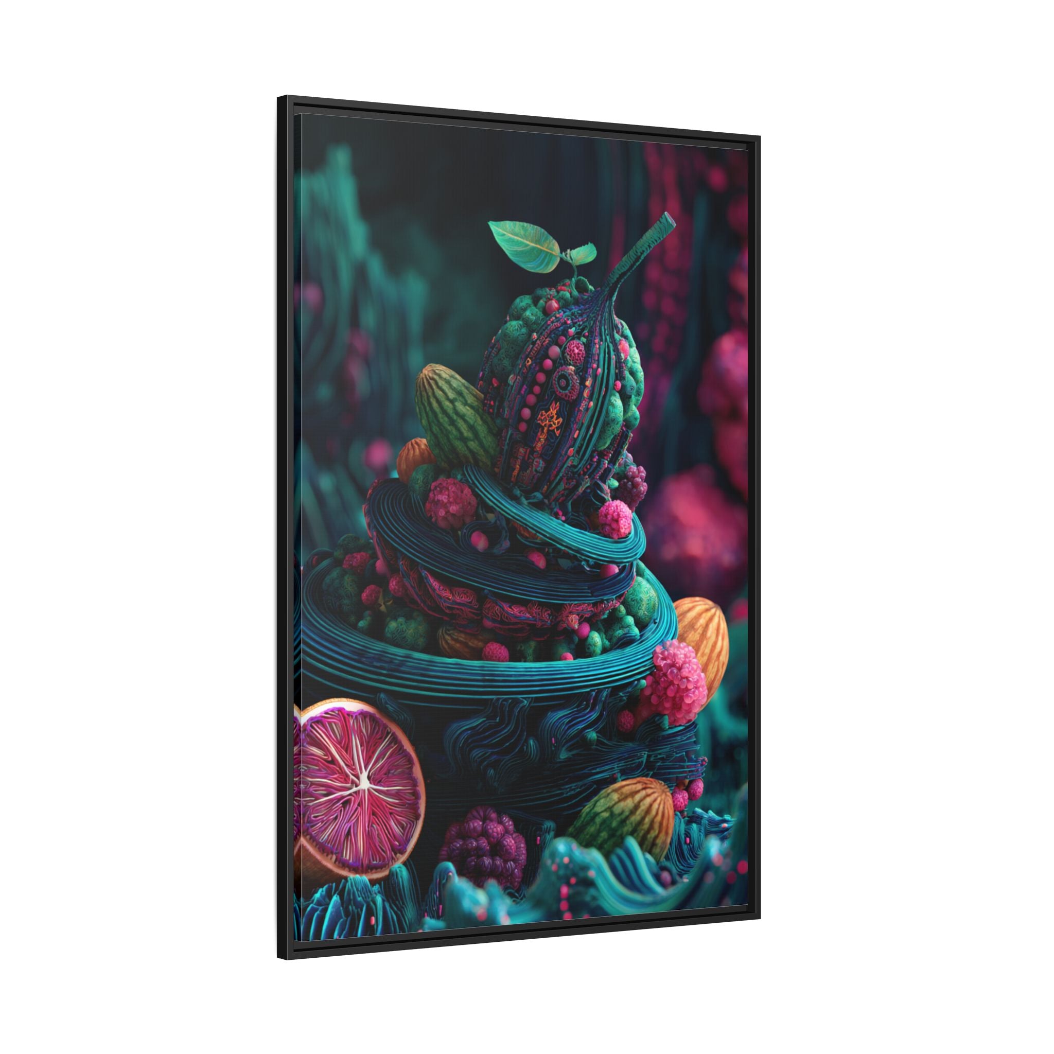 Surreal Fruit Fantasy Art - Vibrant Digital Design