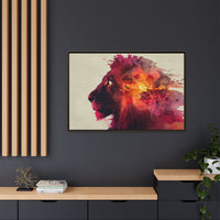 Majestic Lion Watercolor Art | Vibrant Animal Portrait