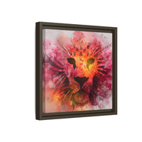 Vibrant Lion Artwork – Bold Watercolor Print