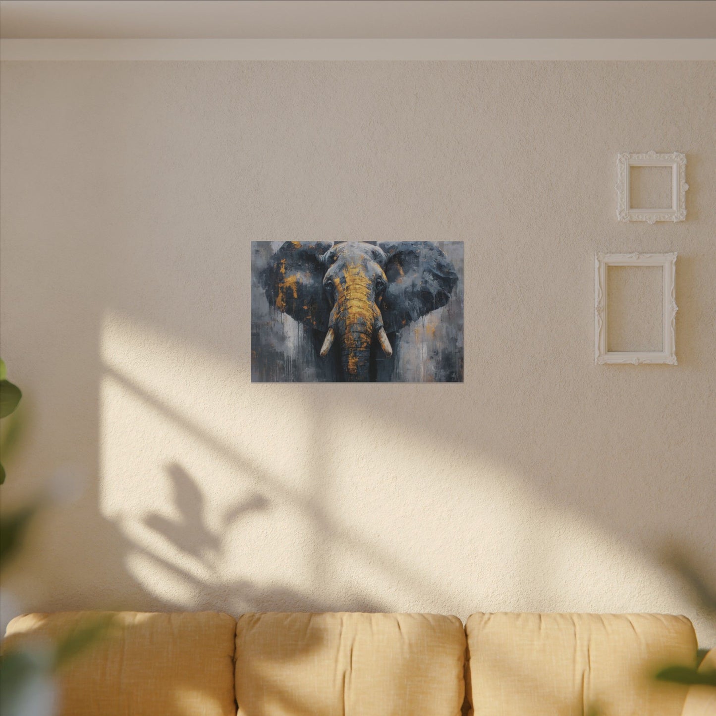 Majestic Elephant Wall Art - Abstract Animal Decor