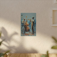 Colorful Jazz Musicians Art for Music Enthusiasts