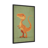 Whimsical Dinosaur Illustration Art for Kids' Rooms