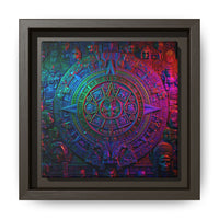 Aztec Mandala Wall Art - Colorful Cultural Decor