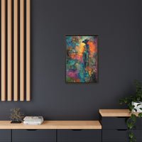 Abstract Cowgirl Art | Colorful Canvas Artwork