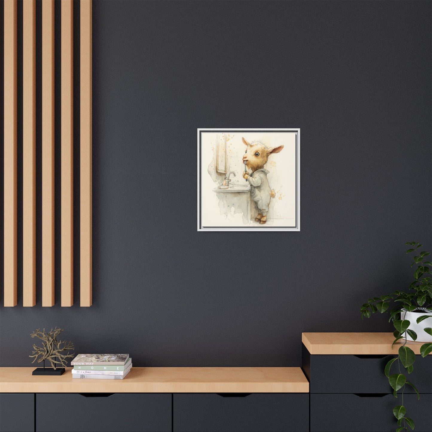 Whimsical Goat Art | Perfect for Children's Rooms