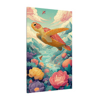 Vibrant Turtle Art | Whimsical Nature Illustration