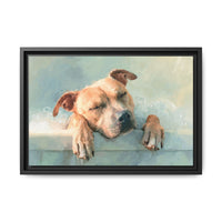 Calming Canine Portrait - Serene Dog Art Print