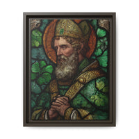 Saint Artwork | Irish Heritage Art | Traditional Green Tones