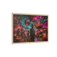 Whimsical Hot Air Balloon Fantasy Artwork | Surreal Landscape