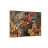 Surreal Botanical Portrait Art | Unique Digital Illustration