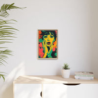 Surreal Pop Art Woman – Vibrant Modern Wall Art