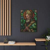 Saint Artwork | Irish Heritage Art | Traditional Green Tones