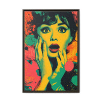 Surreal Pop Art Woman – Vibrant Modern Wall Art