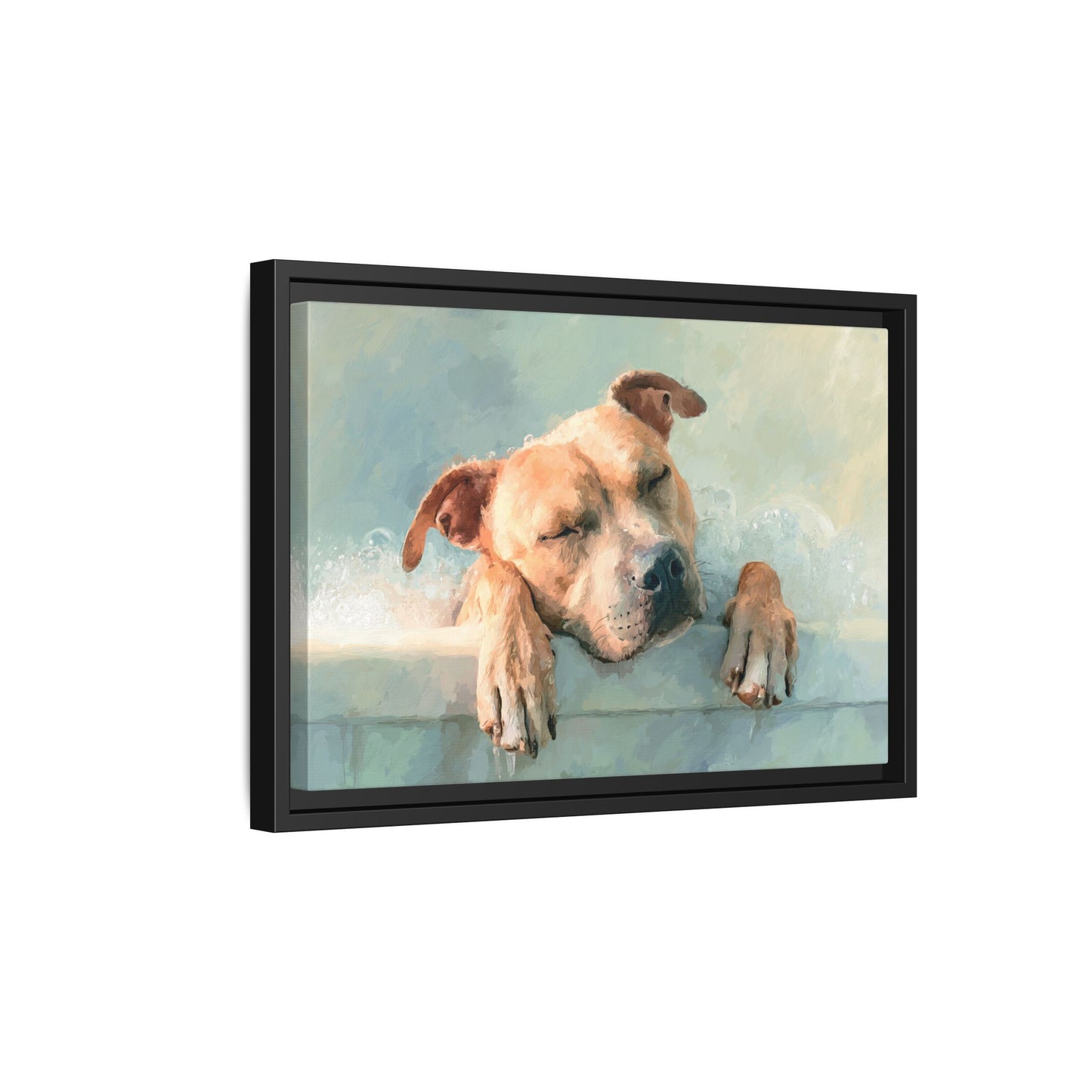 Calming Canine Portrait - Serene Dog Art Print