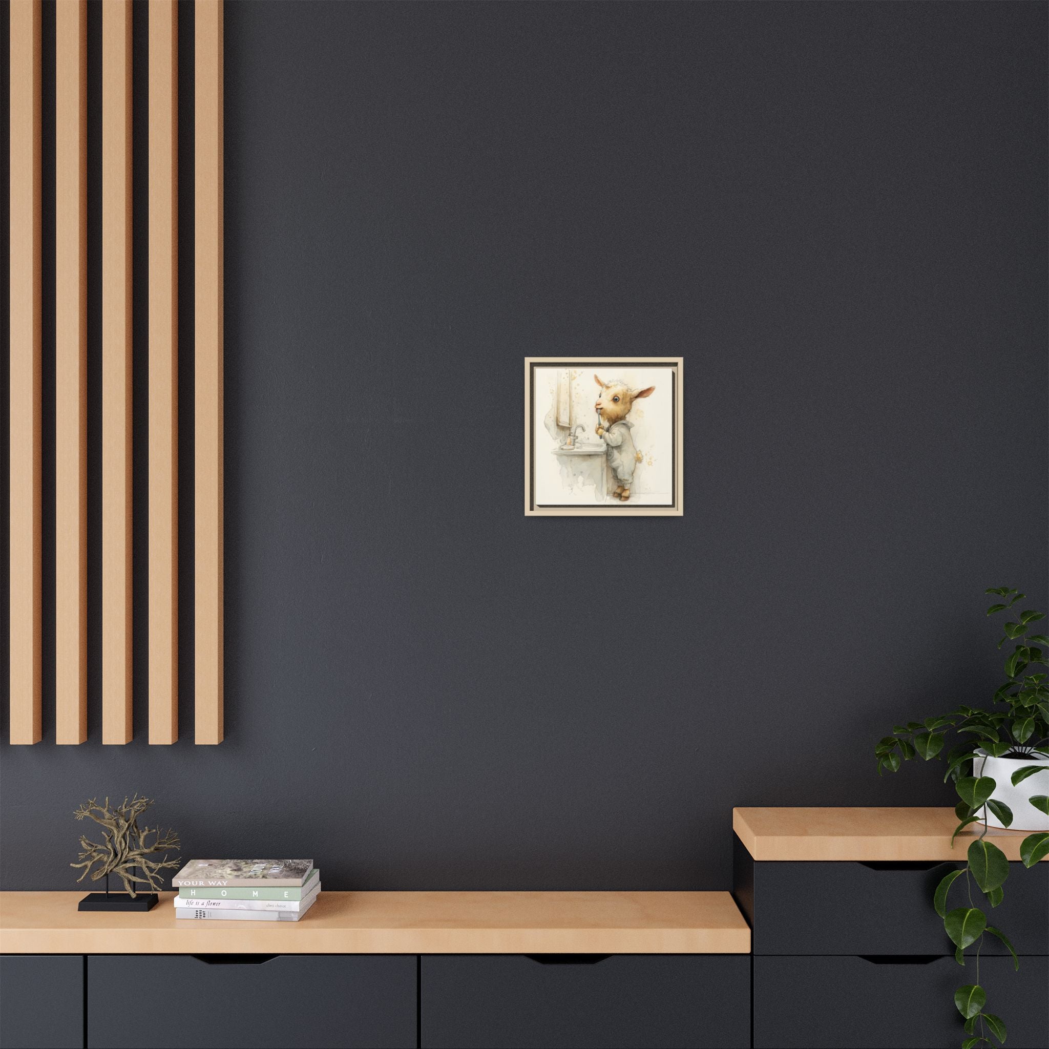 Whimsical Goat Art | Perfect for Children's Rooms