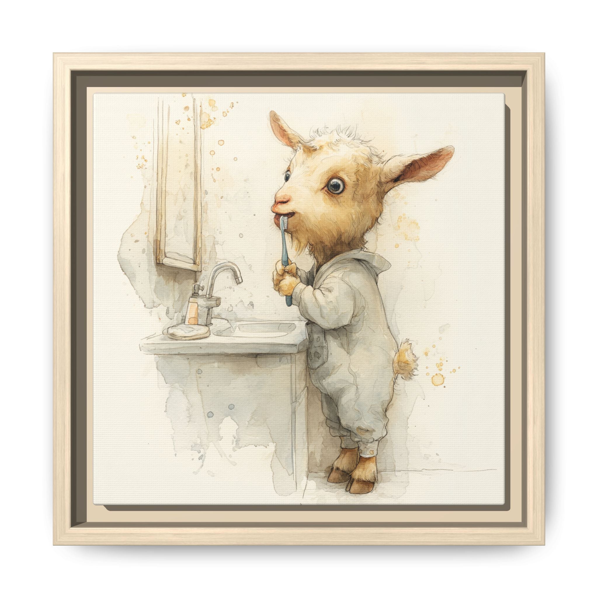 Whimsical Goat Art | Perfect for Children's Rooms