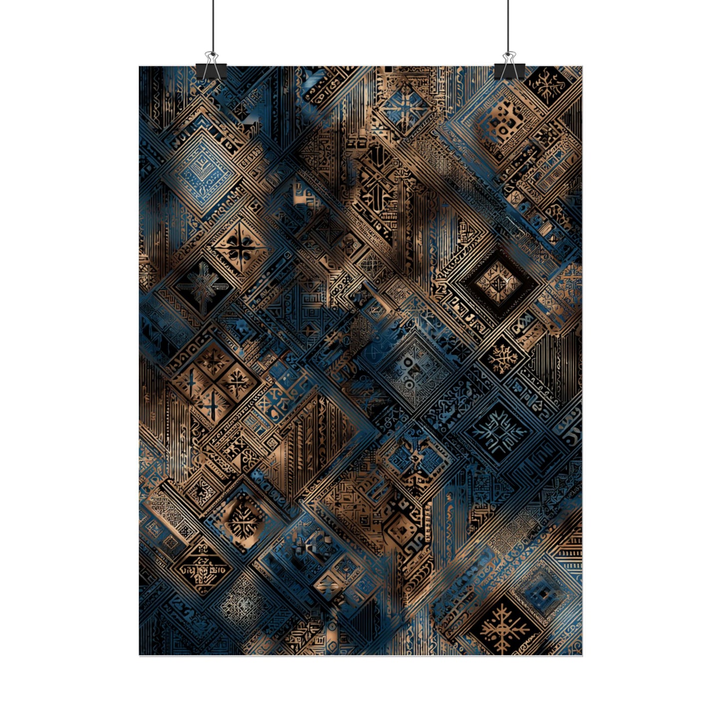 Intricate Geometric Wall Art - Abstract Pattern