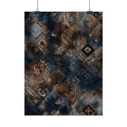 Intricate Geometric Wall Art - Abstract Pattern