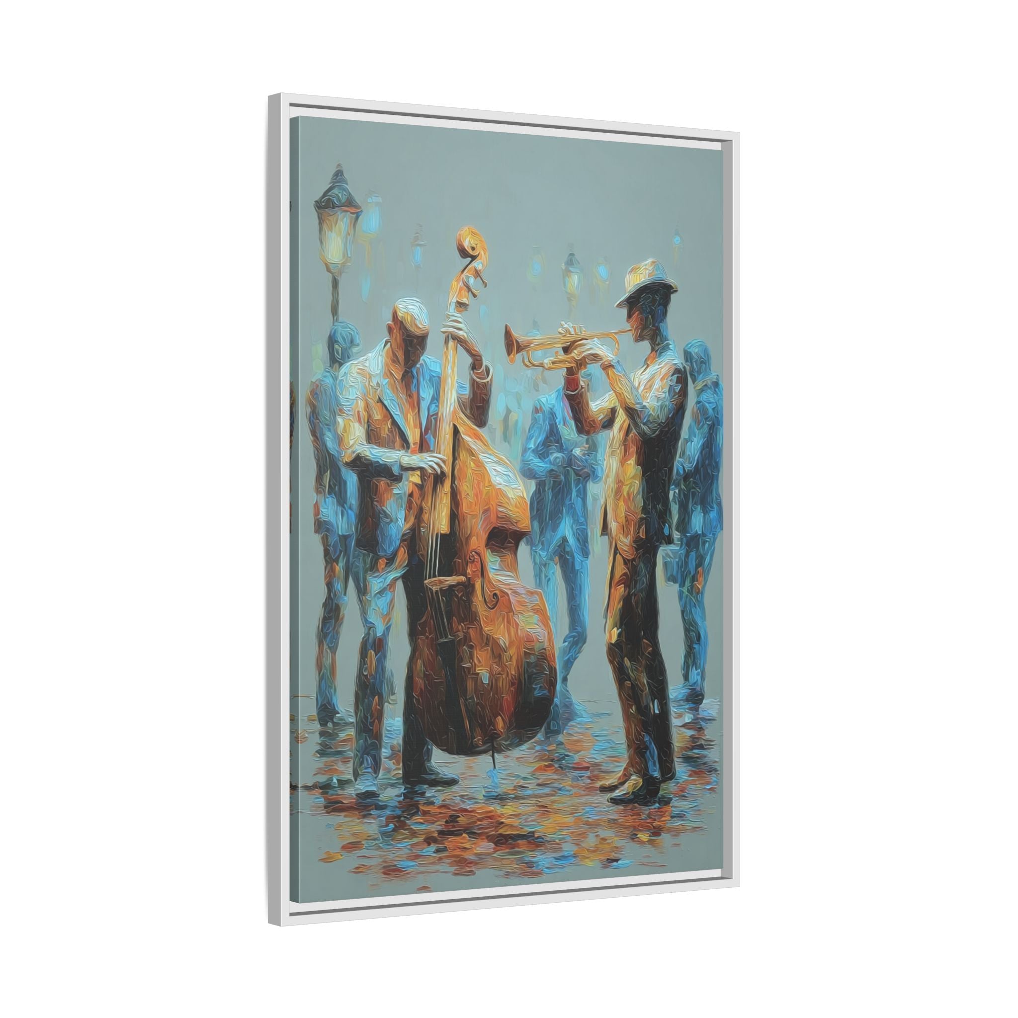 Colorful Jazz Musicians Art for Music Enthusiasts