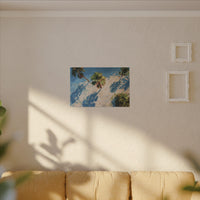 Tropical Palm Trees Artwork | Vibrant Coastal Landscape