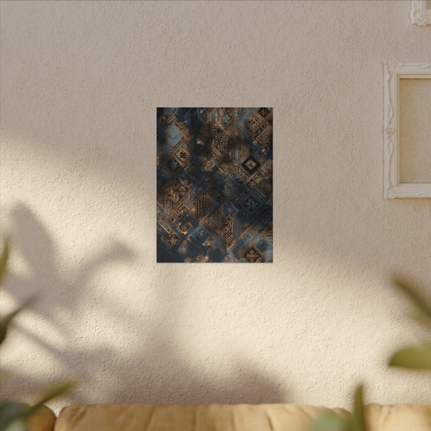 Intricate Geometric Wall Art - Abstract Pattern