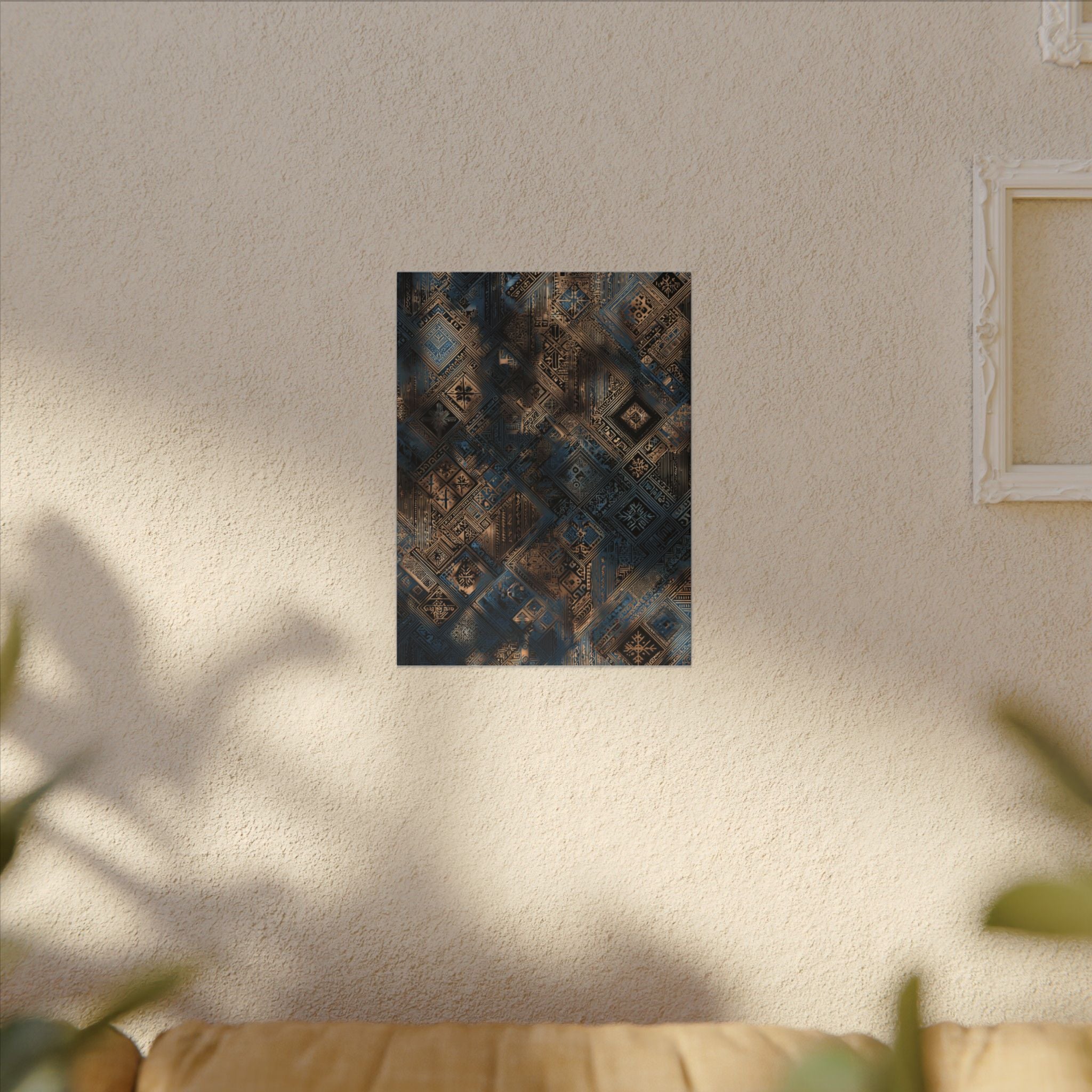 Intricate Geometric Wall Art - Abstract Pattern