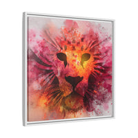 Vibrant Lion Artwork – Bold Watercolor Print