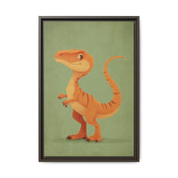 Whimsical Dinosaur Illustration Art for Kids' Rooms