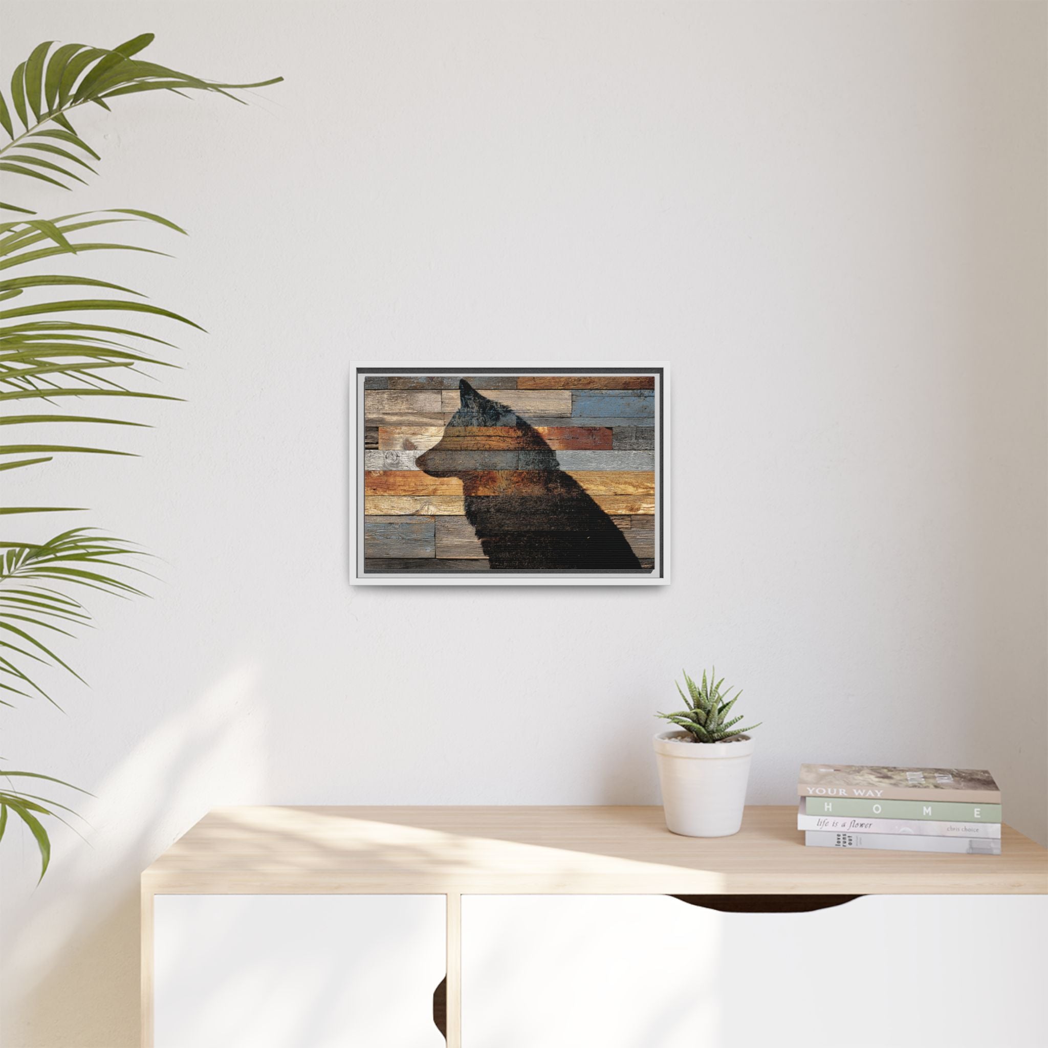 Rustic Wolf Silhouette Wall Art | Nature Inspired Decor