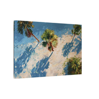 Tropical Palm Trees Artwork | Vibrant Coastal Landscape