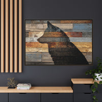 Rustic Wolf Silhouette Wall Art | Nature Inspired Decor