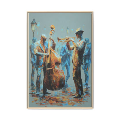 Colorful Jazz Musicians Art for Music Enthusiasts